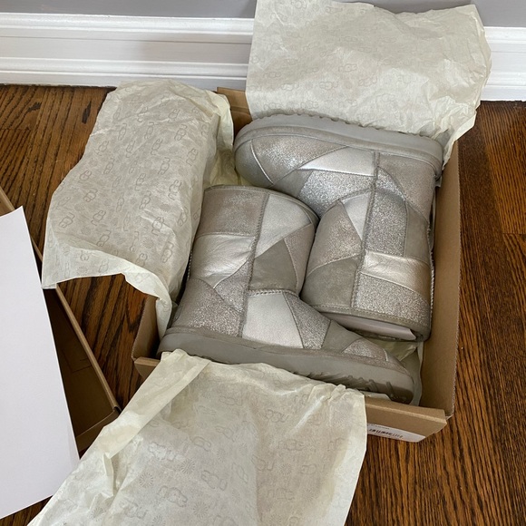 UGG Patchwork boots sz 5 - Picture 9 of 11